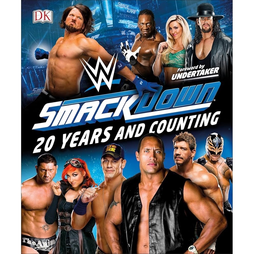 WWE SmackDown 20 Years & Counting Hardcover Book DK Publishing wrestling y2k 90s